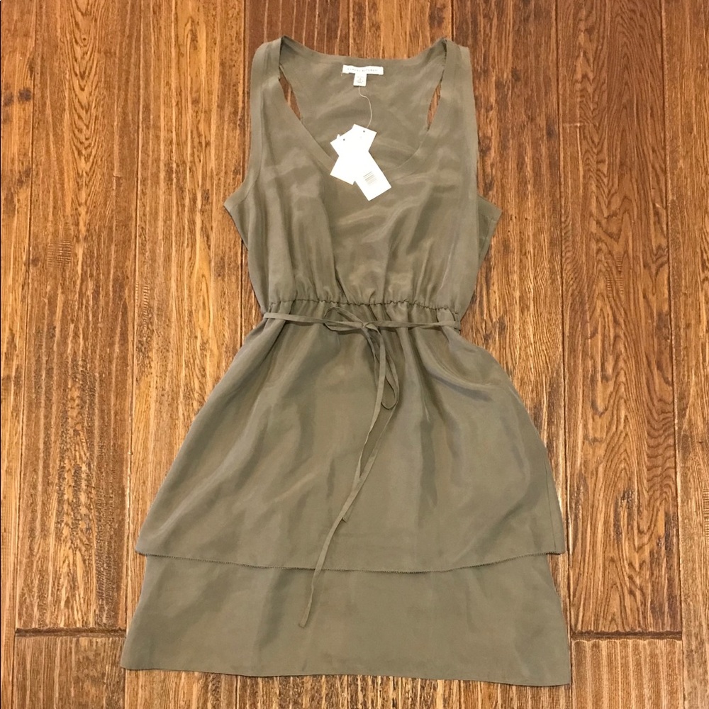 Banana Republic Silk belted mini-dress